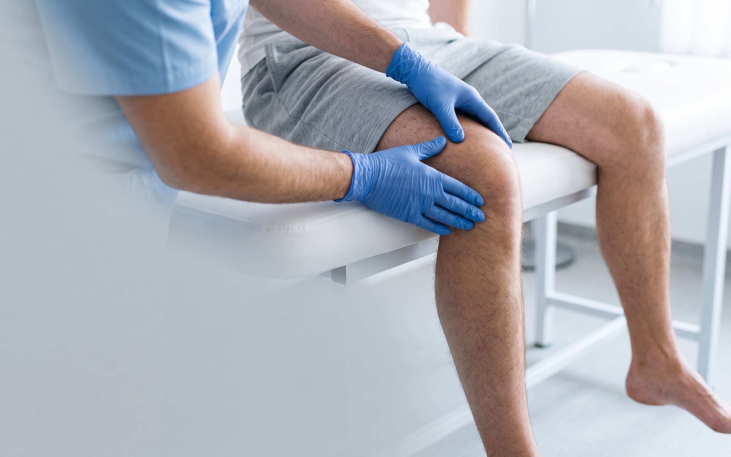 Knee joint assessment for an osteoarthritis protocol